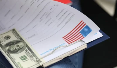 Nộp lệ phí visa Mỹ
